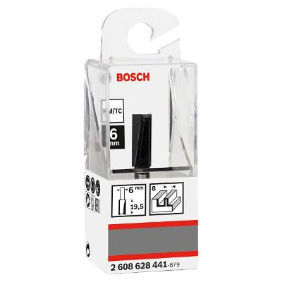 Fresa Reta Bosch Standard 6 mm D1 8 mm L 19,5 mm G 51 mm