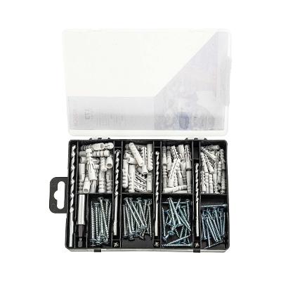 Kit Fixação Bosch C/Brocas Pontas Parafusos E Pregos 173Pçs
