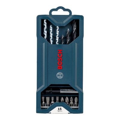 Kit De Pontas E Brocas Bosch Mini X-Line 15 Peças
