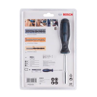 Kit De Pontas E Brocas Bosch Com 27 Peças