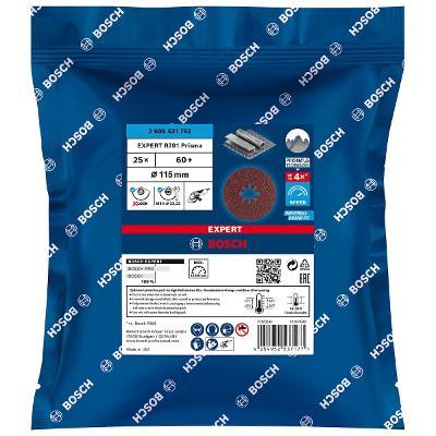 Jogo Disco Lixa Em Fibrabosch R781 Prisma Ceramic 115mm G60