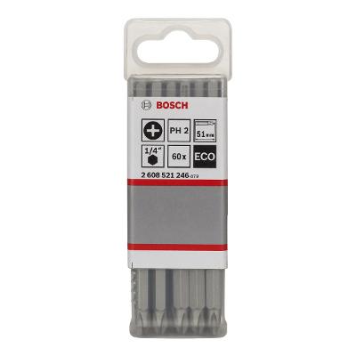Ponta P/Parafusar Bosch Eco Extra Hard Phillips Ph2 51mm 60U