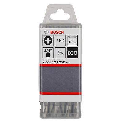 Ponta Dupla Parafusar Bosch Eco Extra Hard Ph1-Ph2 45mm 60U