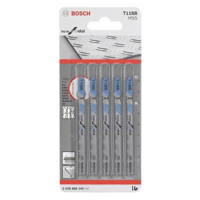Lâmina Serra Tico Tico Bosch T118B Basic For Metal 5 Peças