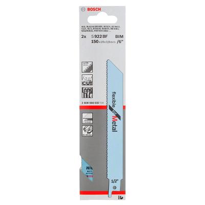 Lâmina Serra Sabre Bosch S922Bf Flexible For Metal 25 Peças