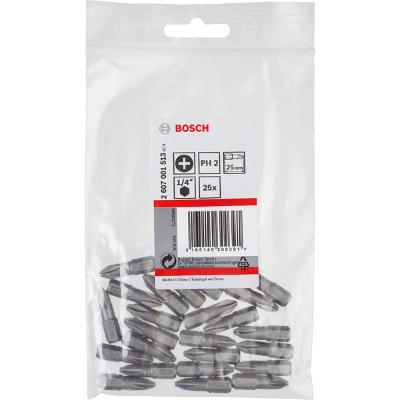Pontas Bosch Extra Hard Phillips Ph2 25mm Com 25 Peças