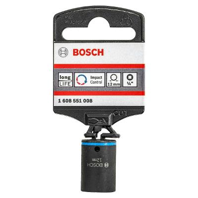 Soquete Bosch Impact Control 12mm 25X13mm Encaixe 1/4''