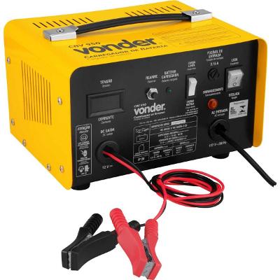 Carregador Bateria Vonder CBV950 12V  127V Carga Rápida Voltímetro Digital 25Ah a 90Ah Automotivo