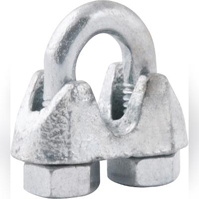 Clips p/ cabo de aço 1/8" leve galv c/ 4000 peças Vonder
