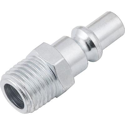 Conector Pino Rosca Macho 1/4  Npt Aço Rápido Zincado Cartel