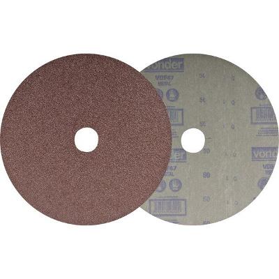 Disco lixa fibra 180mm g100 vdf47 com 10 peças Vonder