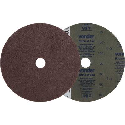 Disco lixa fibra 180mm g100 vdf47 com 10 peças Vonder