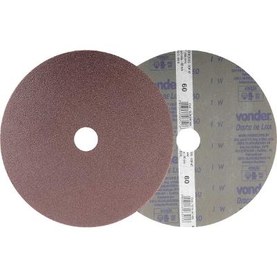 Disco lixa fibra 180mm g60 vdf47 com 10 peças Vonder