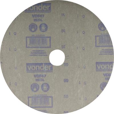 Disco lixa fibra 180mm g50 vdf47 com 10 peças Vonder