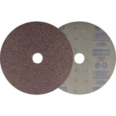 Disco lixa fibra 180mm g36 vdf12 com 10 peças Vonder