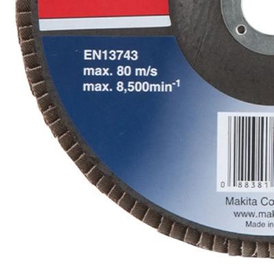 Flap Disco 180 x 22.23 mm Grão A40 Makita