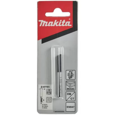 Fresa Paralela 8 mm x 6 mm x 50,8 mm x 19 mm Makita