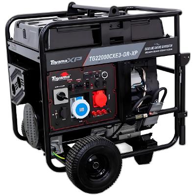 Gerador Gasolina Toyama 22kVA 19kW 18kW Trifásico