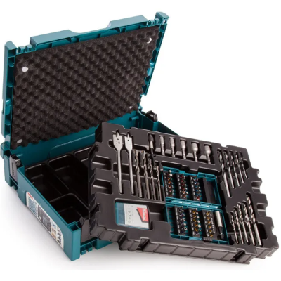 Kit de Brocas e Bits Makpac 69 Peças Makita