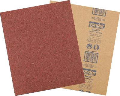 Lixa folha massa g180 225x275mm vda-57 com 50 peças Vonder