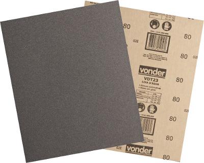 Lixa folha d'agua g220 225x275mm vdt-23 c/ 50 peças Vonder