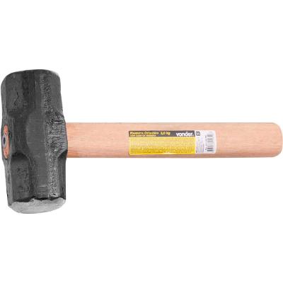 Marreta oitavada 2,0kg aço forjado cabo madeira Vonder