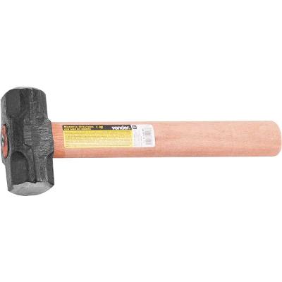 Marreta oitavada 1,0kg aço forjado cabo madeira Vonder