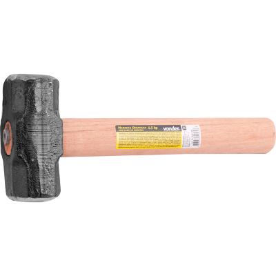 Marreta oitavada 1,5kg aço forjado cabo madeira Vonder