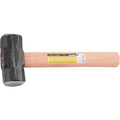Marreta oitavada 1,5kg aço forjado cabo madeira Vonder