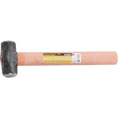 Marreta oitavada 0,5kg aço forjado cabo madeira Vonder