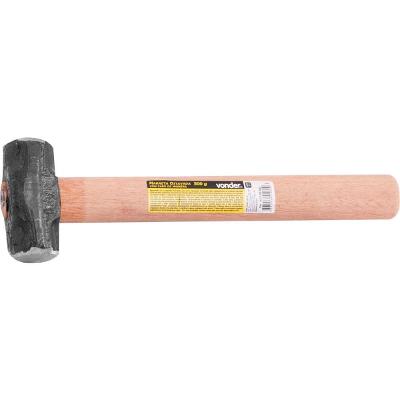 Marreta oitavada 0,5kg aço forjado cabo madeira Vonder