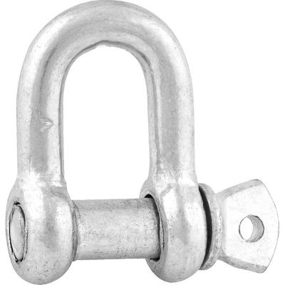 Manilha Para Cabo De Aço 3/4 Reta Leve Pino Reforçado Galva