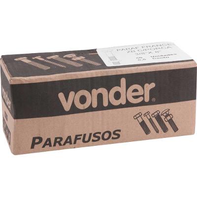Parafuso Frances 3/8X8 Zincado Nove54 Aço Carbono