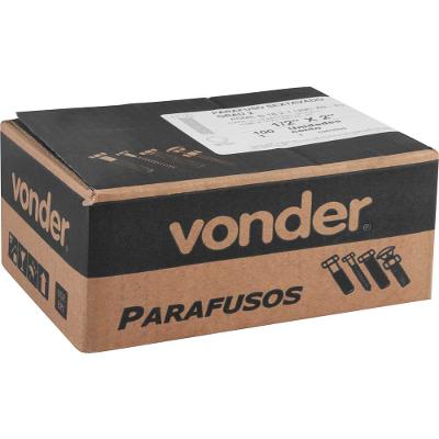 Parafuso Sextavado 1/2'' X 2'' Aço G2 Zincado Nove54