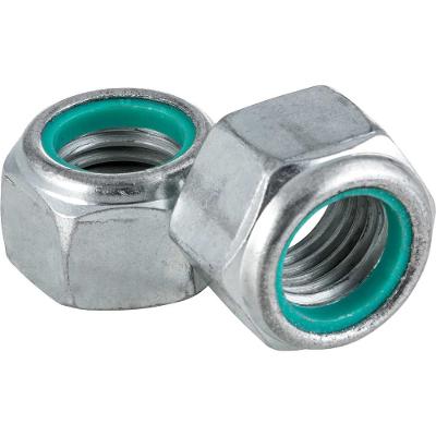 Porca Nc 7/8'' Autotravante UNC 9 Fios Nove54 Zincada