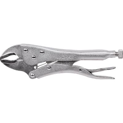 Alicate Pressão 10'' Mordente Reto Niquelado Worker