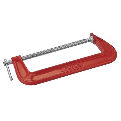 Grampo Tipo C 3'' Aço Fixação Forte Worker