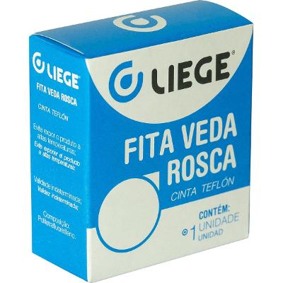 Fita Veda Rosca 18mmx10m Vedação Tubos Liege