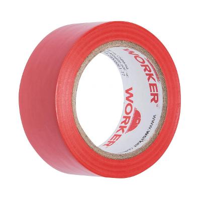Fita Adesiva 48mm 30m Vermelha Sinalização Worker
