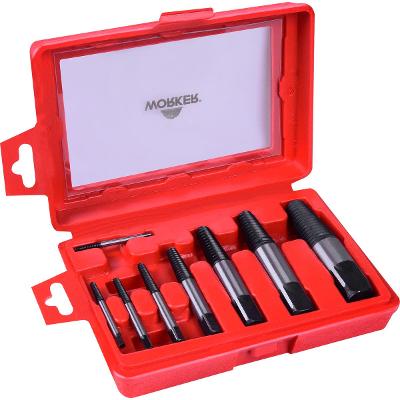 Extrator Parafusos 8 Peças M3-M45 Aço Carbono Worker