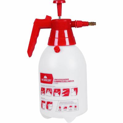 Pulverizador Compressão Prévia 2 Litros Jardinagem Worker