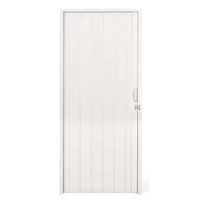 Porta Sanfonada Pvc Branca 2,10M X 80Cm Para Banheiros E Quartos Kala