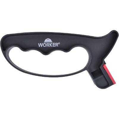 Afiador Facas Tesouras 0.5kg Aço Inoxidável Preto Worker