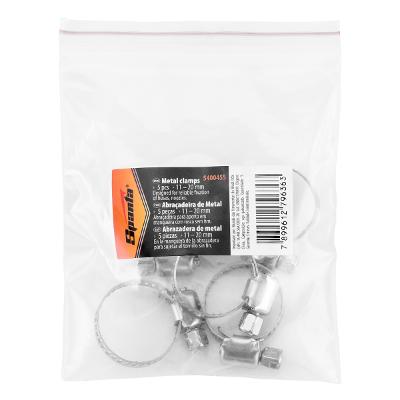 Abraçadeira De Aço 11-20 Mm 5 Peças Sparta