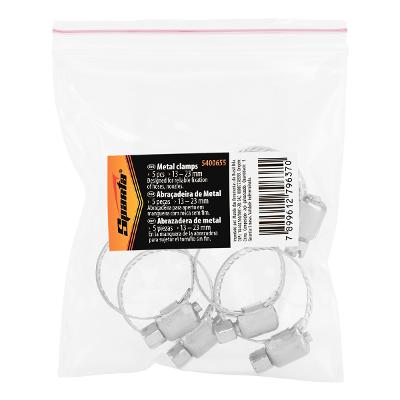 Abraçadeira 13-23 Mm Aço Galvanizado 5 Peças Sparta
