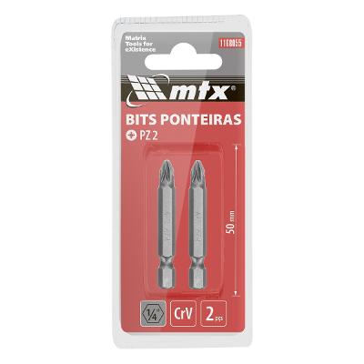 Bit Pozidriv Pz2 50 Mm Mtx 2 Peças Crv
