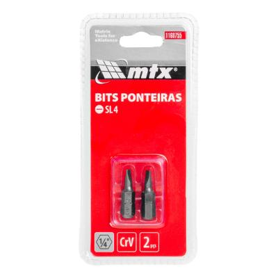 Bit Fenda Sl4 25 mm 2 Peças Mtx