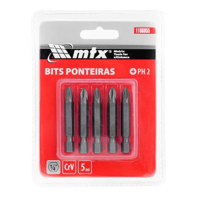 Bits Phillips Ph2 50 mm 5 Peças Mtx