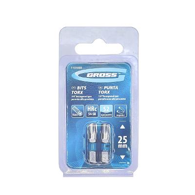 Bits Torx T30 Gross 25 Mm 2 Peças