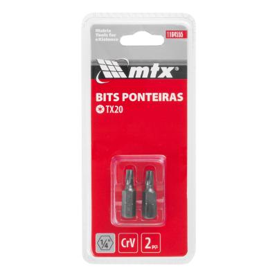 Bits Torx T20 25 mm 2 Peças Mtx
